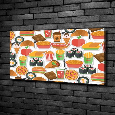Foto op canvas Fastfood