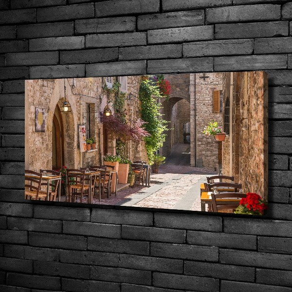 Canvas foto Italiaanse straat