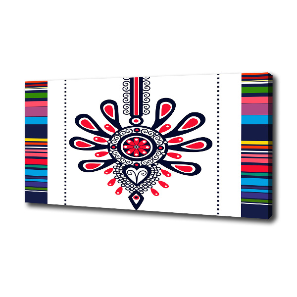 Foto op canvas Pools volkspatroon