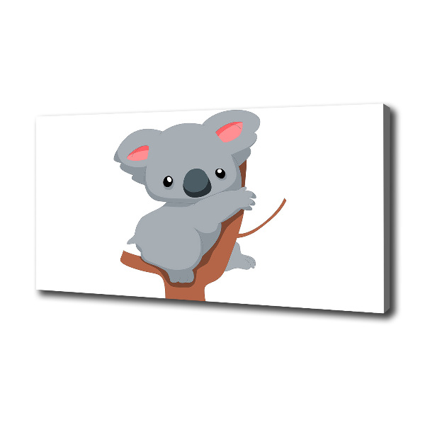 Schilderij op canvas Koala in een boom