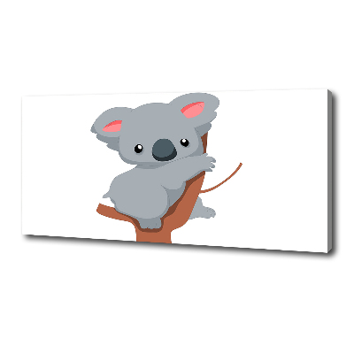 Schilderij op canvas Koala in een boom