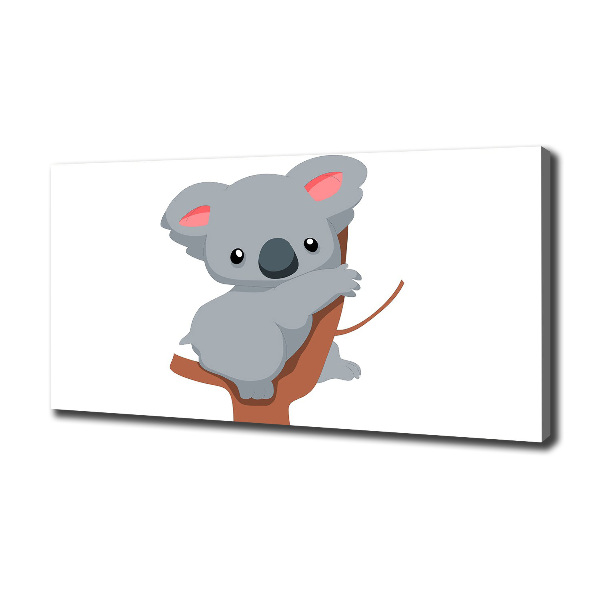 Schilderij op canvas Koala in een boom