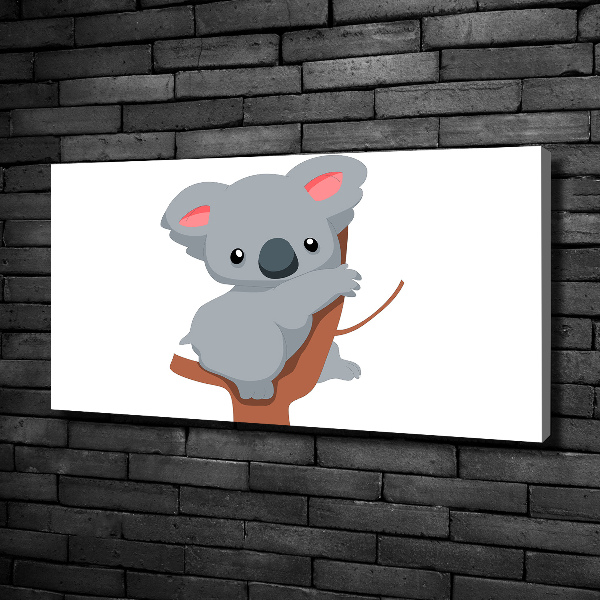 Schilderij op canvas Koala in een boom