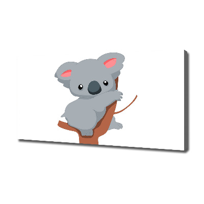 Schilderij op canvas Koala in een boom