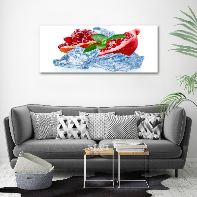 Foto op canvas Granaatappel met ijs
