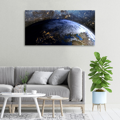 Canvas foto Planeet Aarde