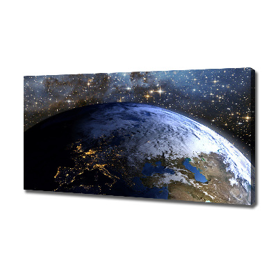Canvas foto Planeet Aarde