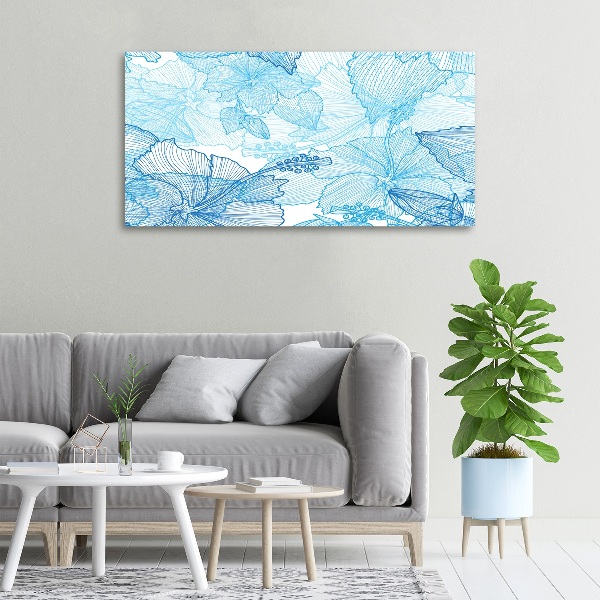 Canvas foto Hawaiiaanse bloemen
