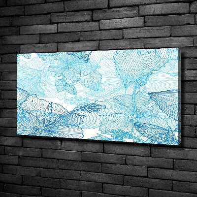 Canvas foto Hawaiiaanse bloemen