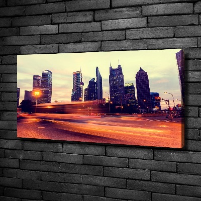 Canvas foto Shanghai 's nachts