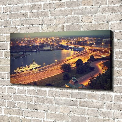 Schilderij op canvas Szczecin, Polen