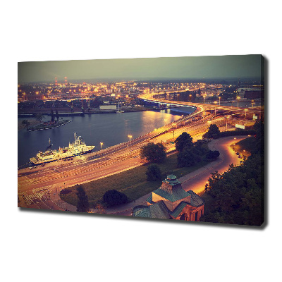 Schilderij op canvas Szczecin, Polen