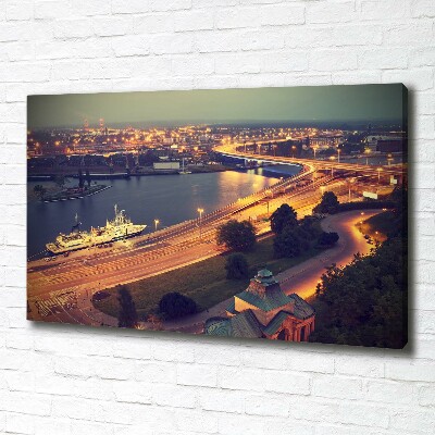 Schilderij op canvas Szczecin, Polen