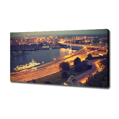 Schilderij op canvas Szczecin, Polen