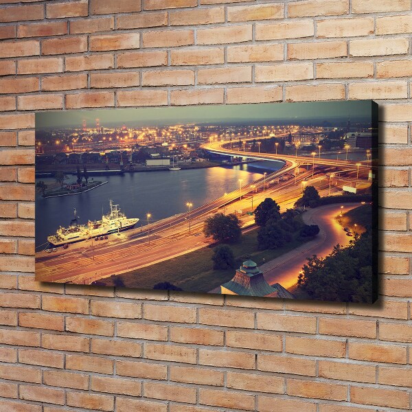 Schilderij op canvas Szczecin, Polen