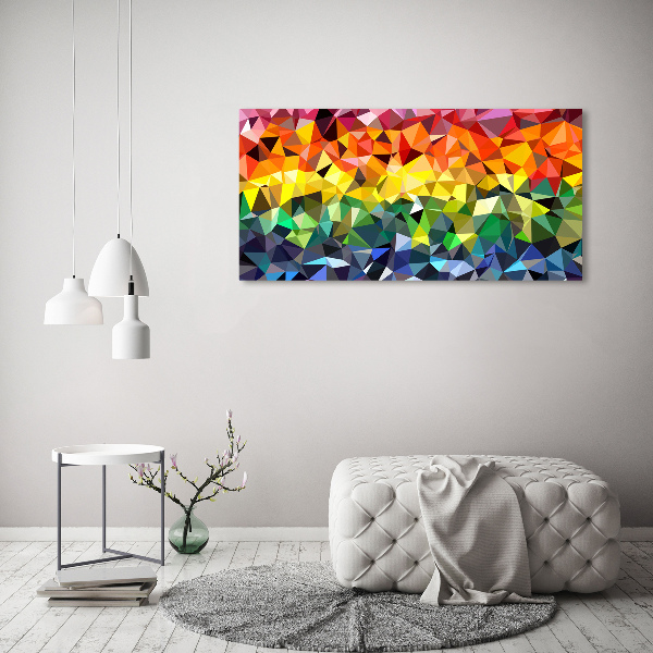 Canvas foto Geometrische achtergrond