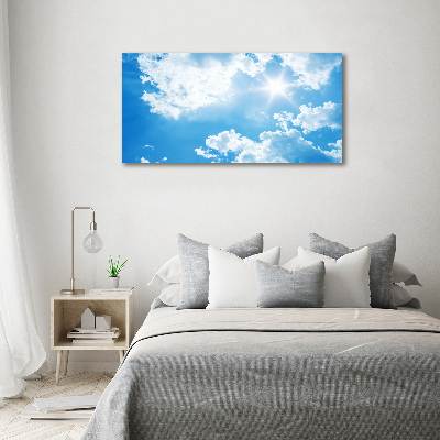 Canvas foto Wolken aan de hemel