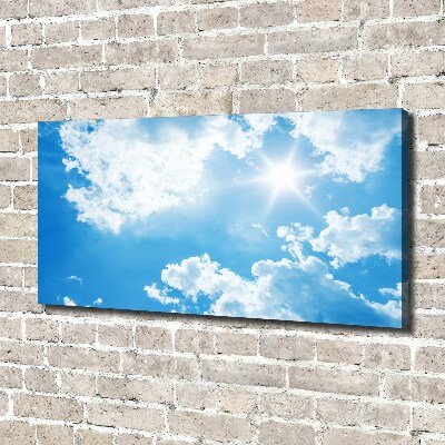 Canvas foto Wolken aan de hemel