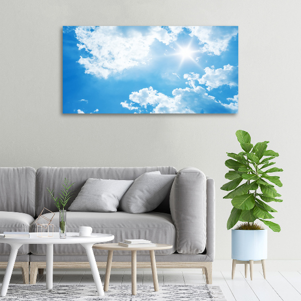Canvas foto Wolken aan de hemel