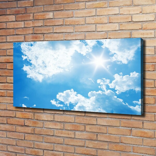 Canvas foto Wolken aan de hemel