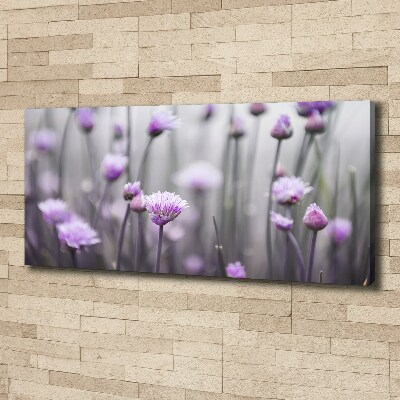 Foto canvas Bieslookbloemen