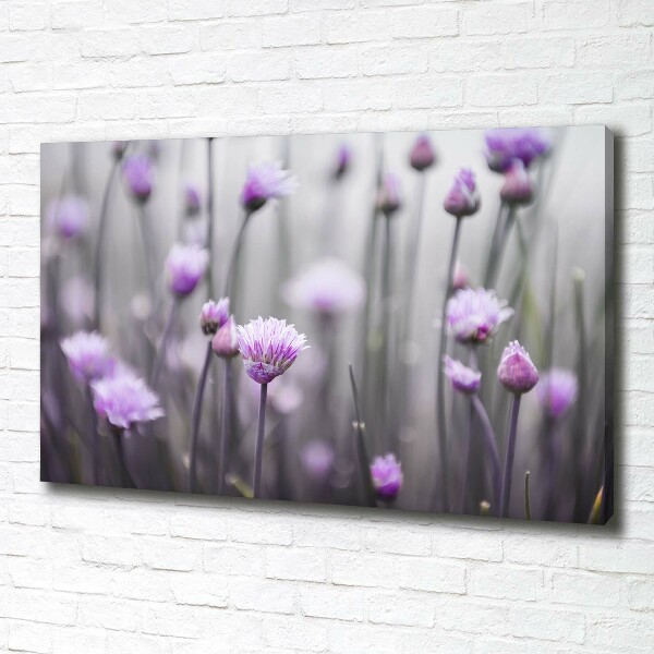 Foto canvas Bieslookbloemen