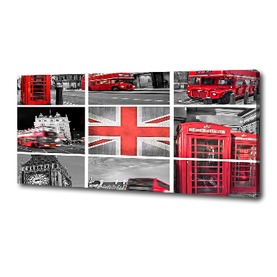 Duży Foto obraz na płótnie Kolaż Londyn