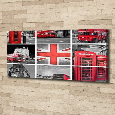 Duży Foto obraz na płótnie Kolaż Londyn