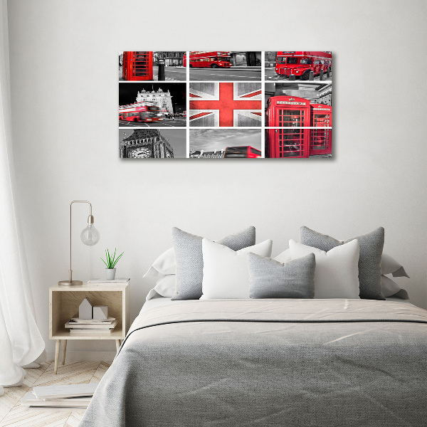 Duży Foto obraz na płótnie Kolaż Londyn
