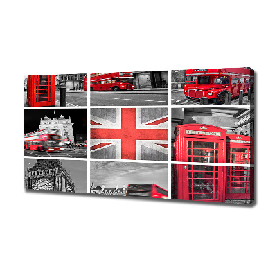 Duży Foto obraz na płótnie Kolaż Londyn
