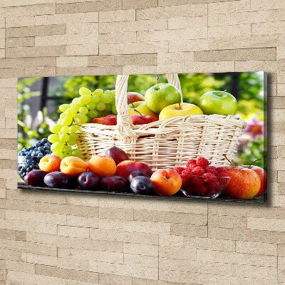 Canvas foto Fruitmand