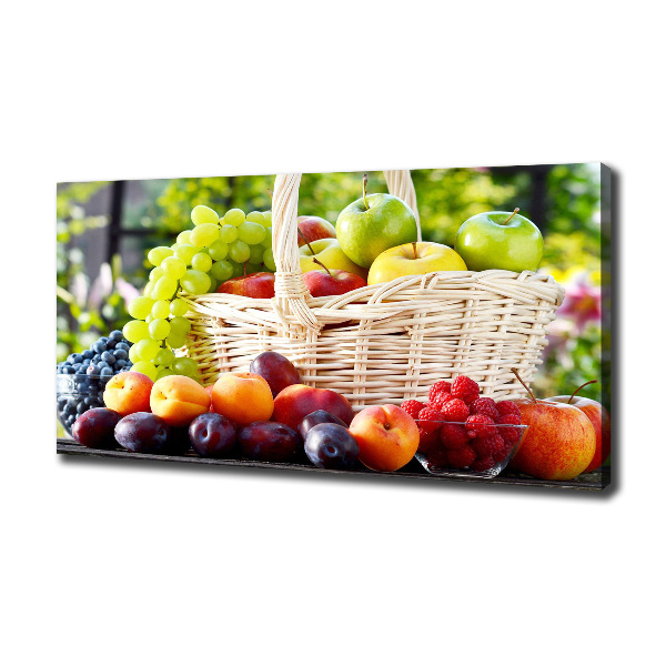 Canvas foto Fruitmand