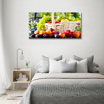 Canvas foto Fruitmand