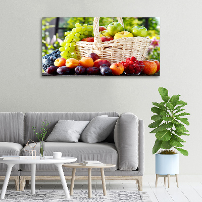 Canvas foto Fruitmand
