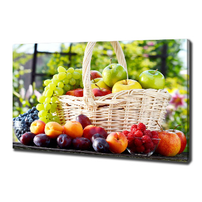 Canvas foto Fruitmand
