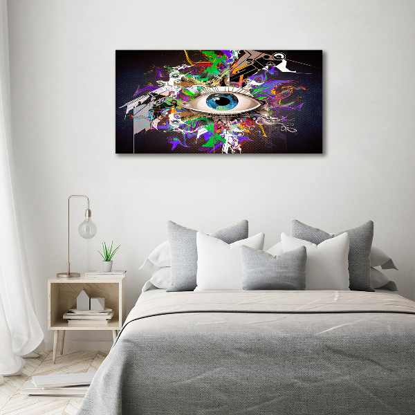 Canvas schilderij Abstract oog