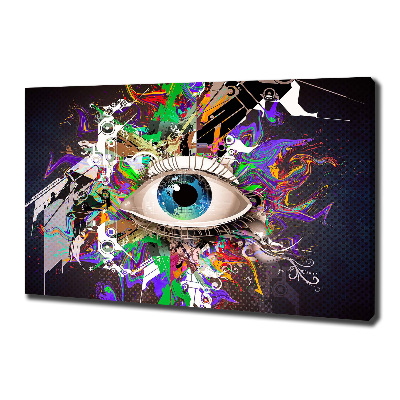 Canvas schilderij Abstract oog