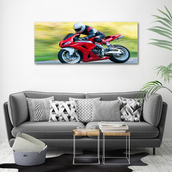 Canvas foto Motorfiets
