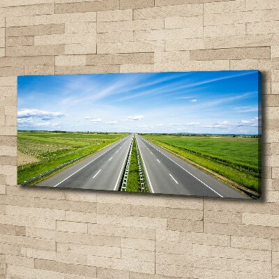 Foto canvas Snelweg