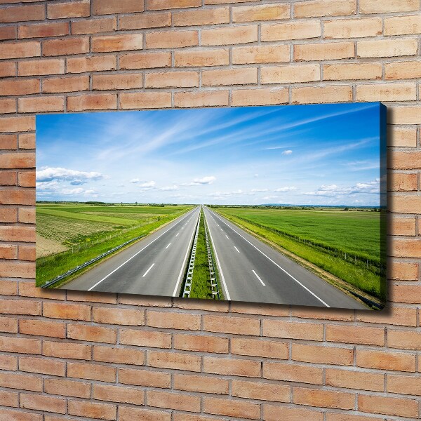 Foto canvas Snelweg