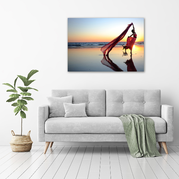 Canvas schilderij Dansende vrouw