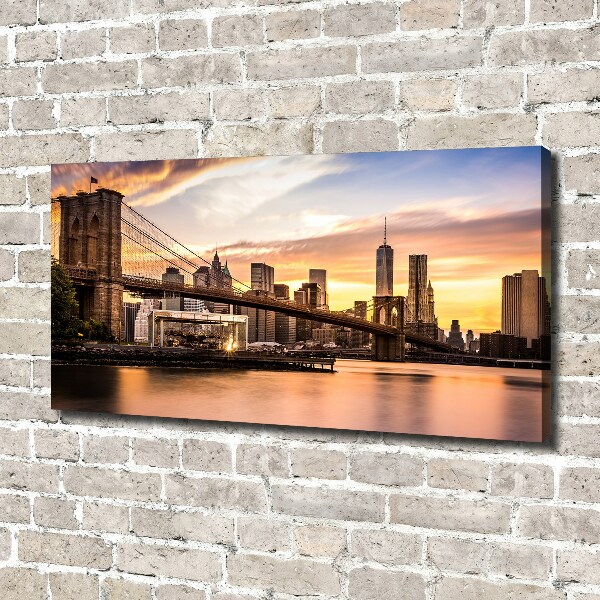 Foto canvas Brooklynbrug