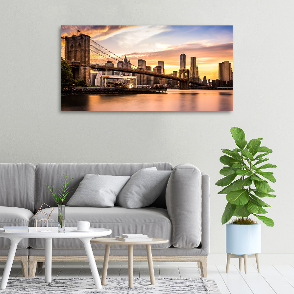 Foto canvas Brooklynbrug