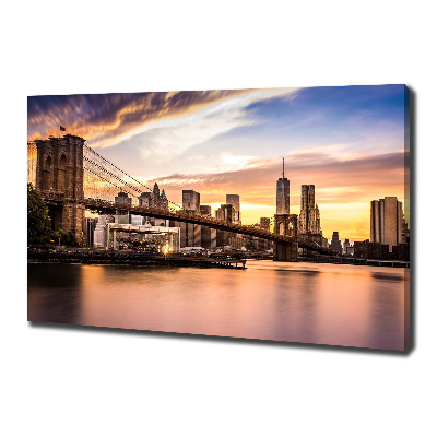 Foto canvas Brooklynbrug