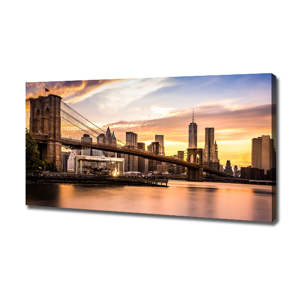 Foto canvas Brooklynbrug