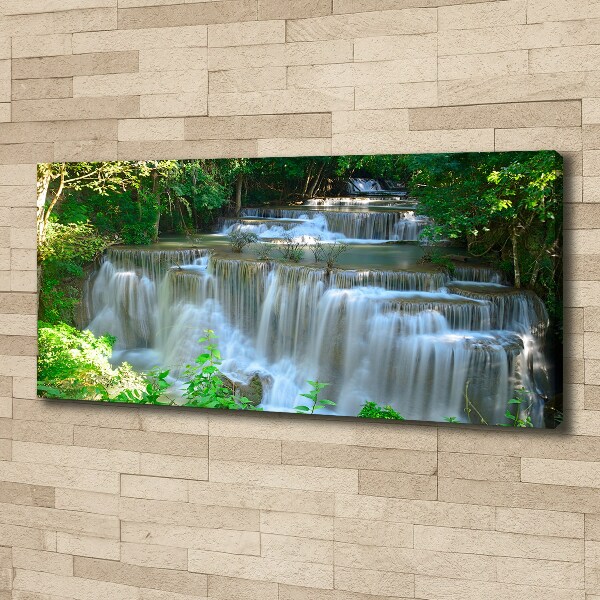 Canvas schilderij Waterval
