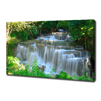 Canvas schilderij Waterval