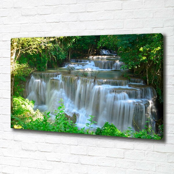 Canvas schilderij Waterval