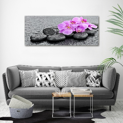 Schilderij op canvas Orchideeënstenen