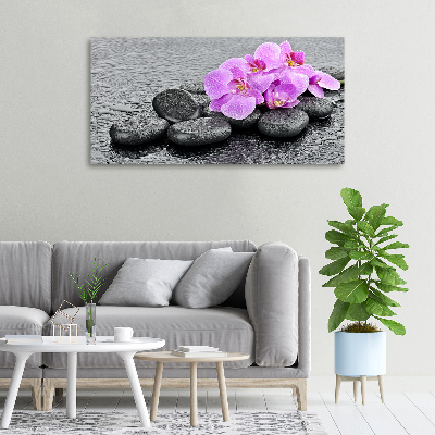 Schilderij op canvas Orchideeënstenen